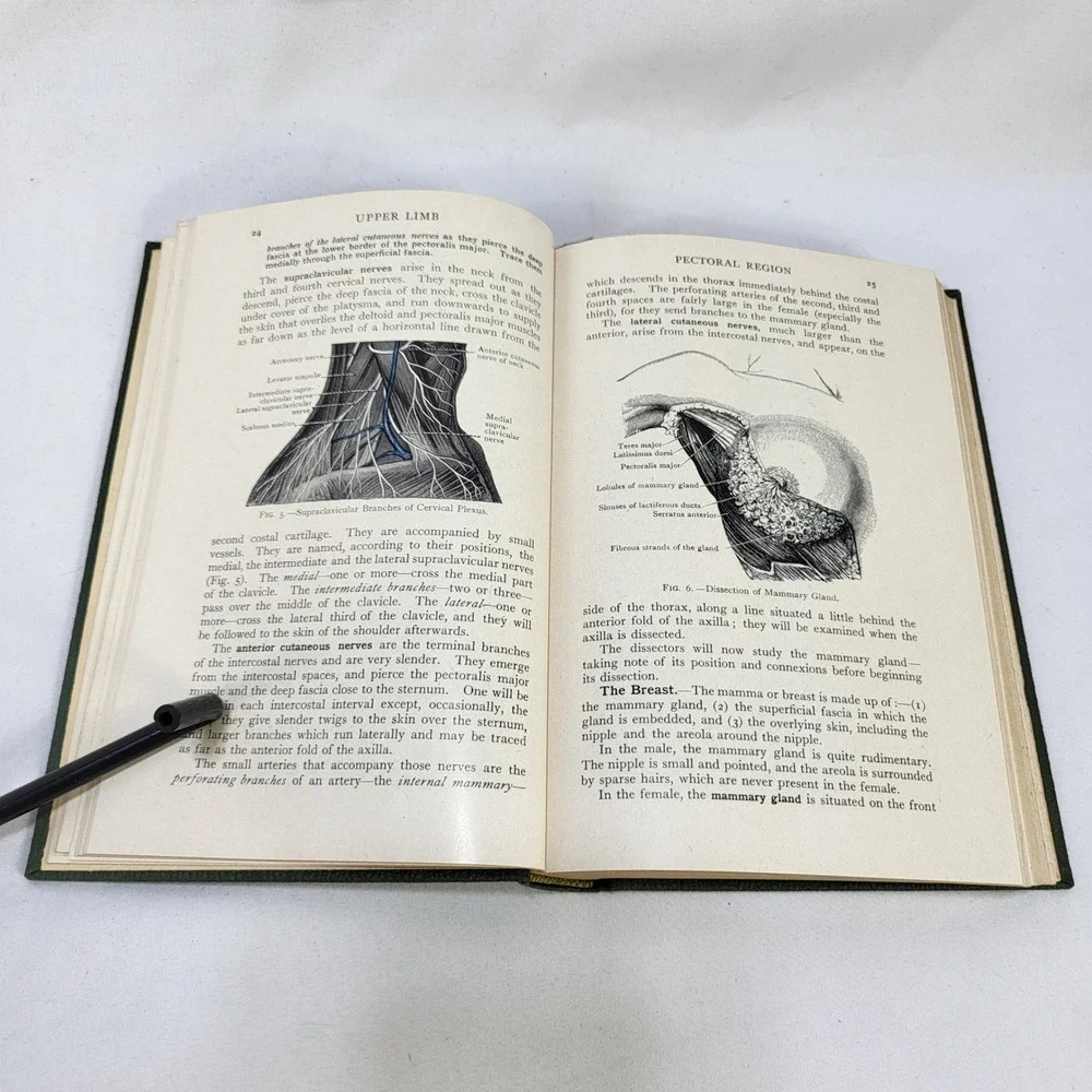 Cunningham's Manual of Practical Anatomy Vol 1 10th Ed 1940 Oxford Medical Book